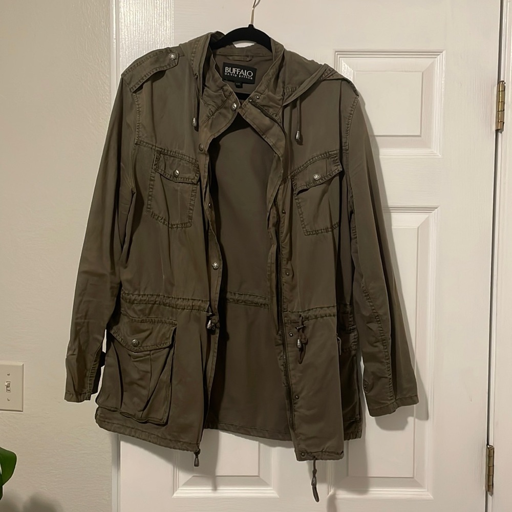 David Bitton Buffalo Green Jacket, size L